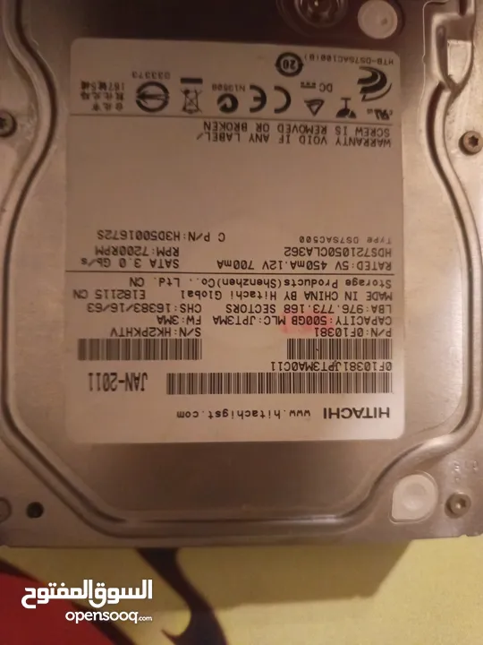 هارديسك استعمال سنة 500gb اقرا الوصف