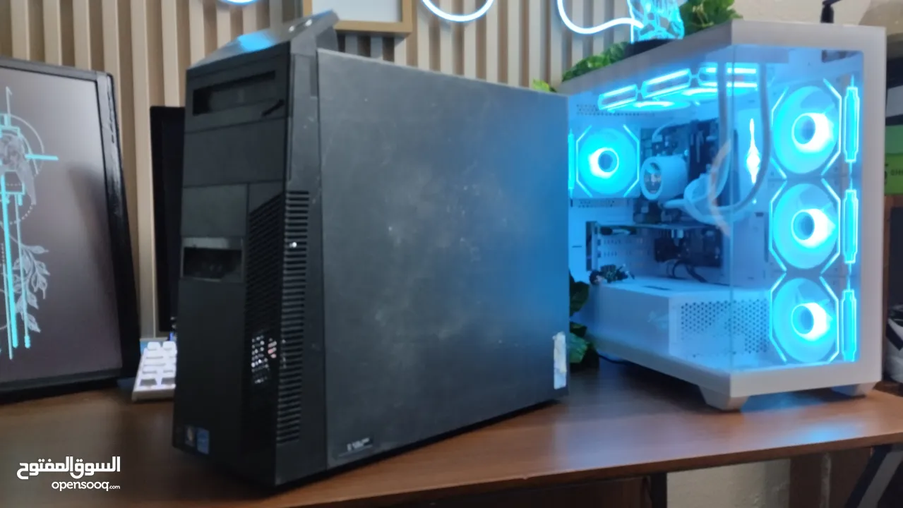 كمبيوتر مكتبي للدراسةو للالعاب  شغال 100% للبيع ى