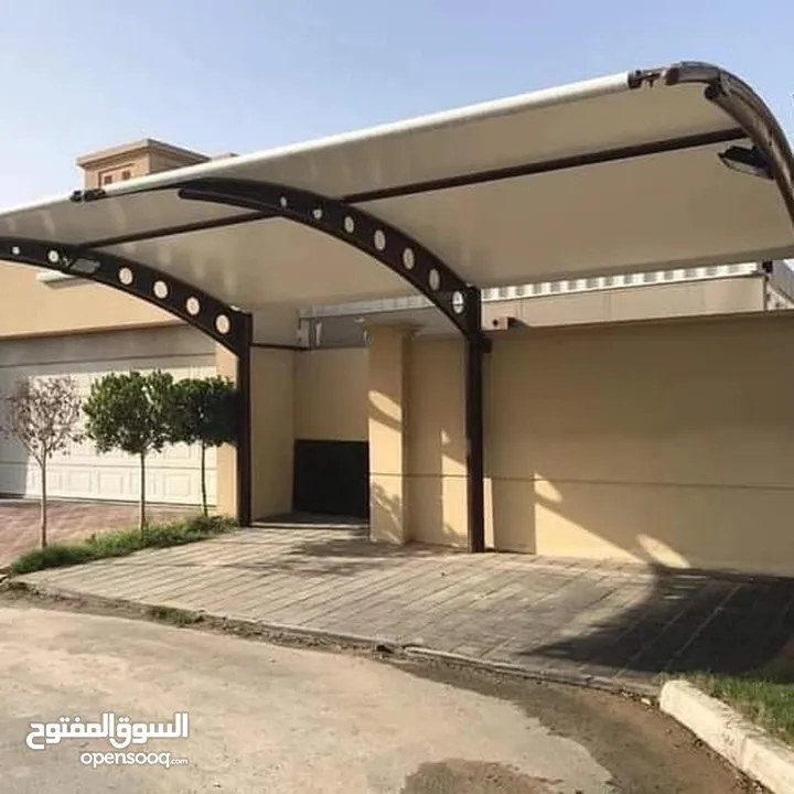 Car parking shades and pergola