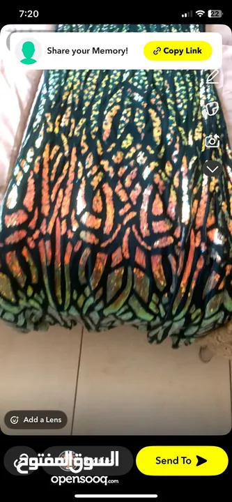 فستان سهره من شي ان لون اخضر