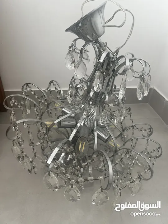 Glass chandeliers - 2 pieces