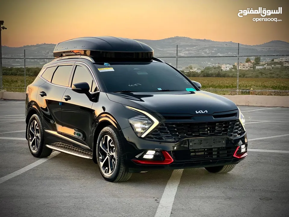 كايا سبورتاج  GT Line/2022 فل بدون فتحة سقف  2x4 ///240Hp بنزين + كهرباء  ( Haybrid) 1600cc