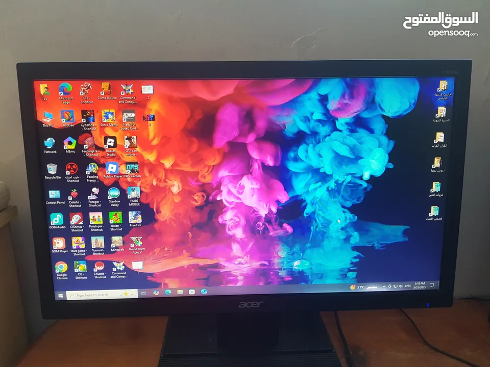 كمبيوتر pc Acer i5 ssd gta v grand pubg free fire