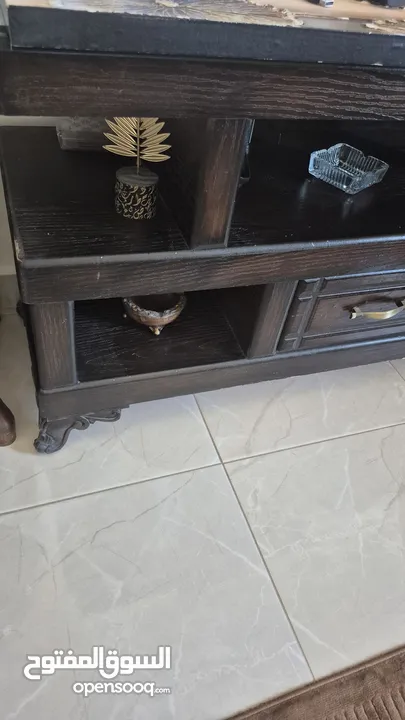 طاولة تلفاز مع جوارير عدد 2