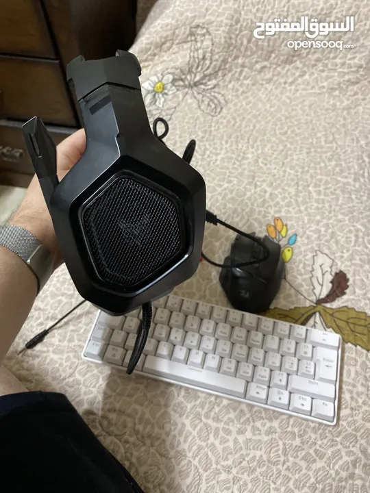 كيبورد T60 ماوس ريد دراغون وايرليس وسماعه