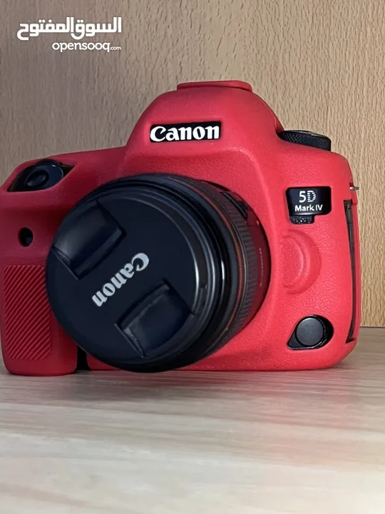 5d mark4   بحاله جيده جدا مع بطاريتين وشاحن اصلي  الكاميرا بودي او مع عدسة  85mmf1.8