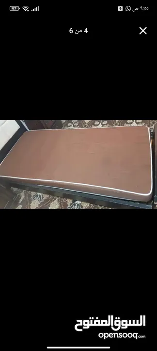 تخت خشب للبيع مع الفرشه  وكاله خشب زان