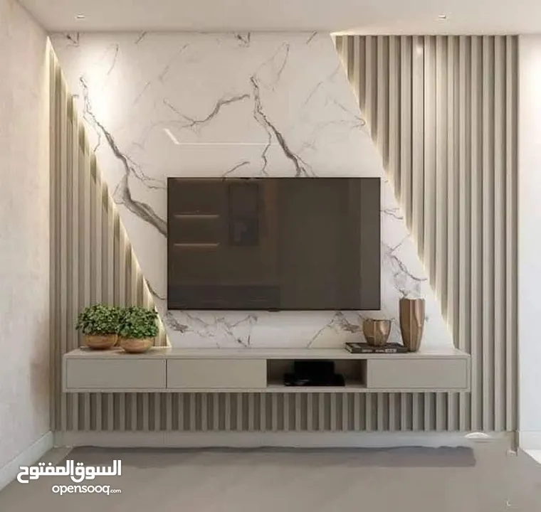 تصميم وتنفيذ الديكور الداخلي