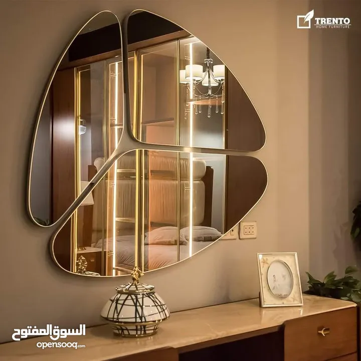 زجاج مرايا سيكوريت تفصيل وتركيب جميع انواع الزجاج وديكورات مرايا المداخل مع الاضاءة
