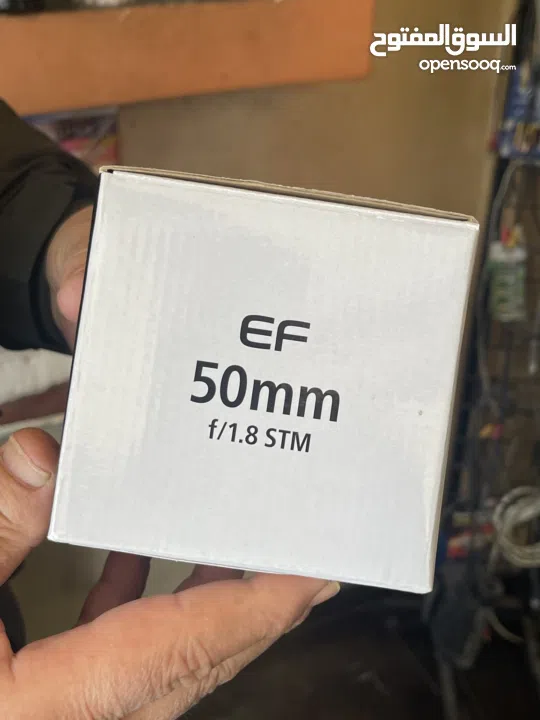 Canon 50mm f/1.8 Stm جديدة