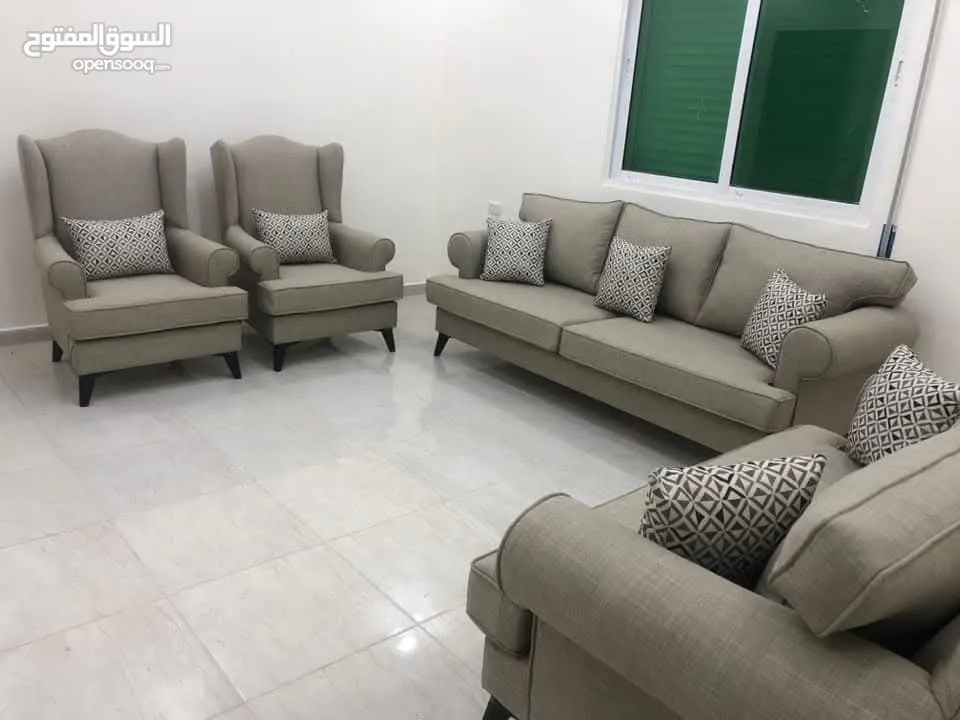 طقم كنب امريكي 7مقاعد فاخر جدا