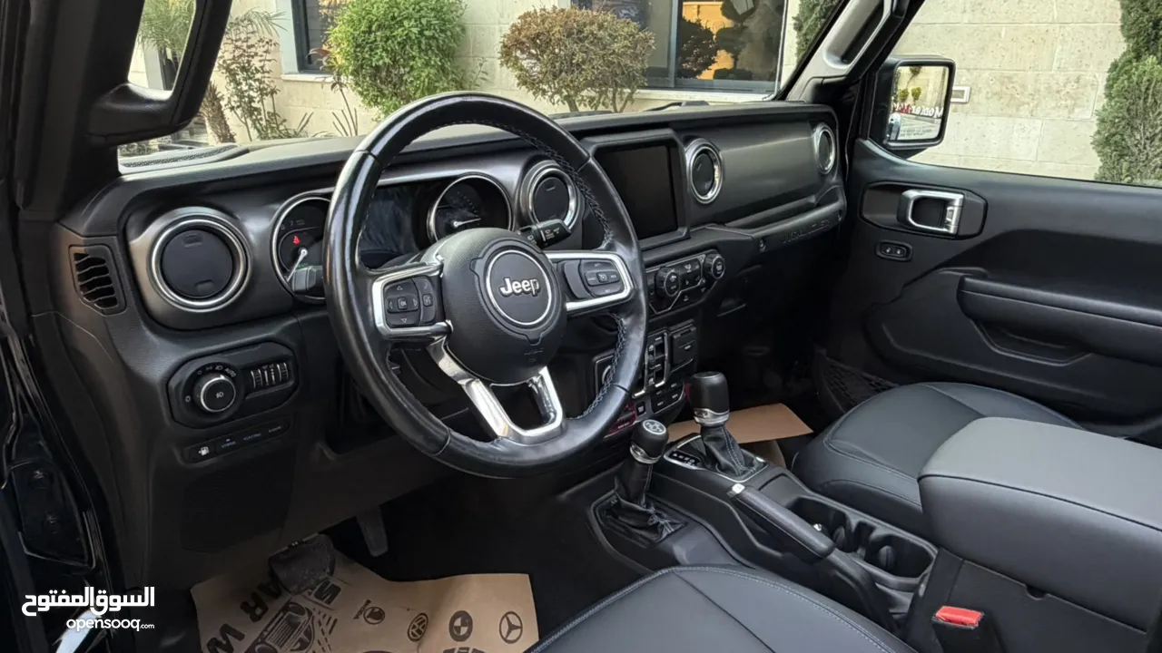 جيب رابيكون ترخيص 2022 محرك 2000 هايبرد plugin/يقطع على الشحنه 30 كيلو 375 حصان