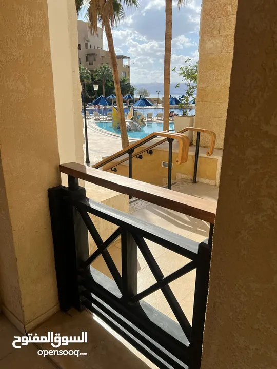 Beautiful 1 bedroom apartment with large terrace in Samarah resort in the Dead Sea