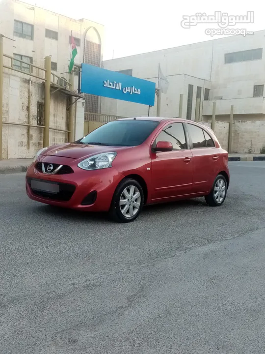 نيسان ميكرا موديل 2020 لون خمري ميتالك فحص كامل