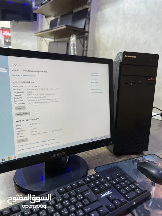 PC Core i7 RAM 16 مع شاشة اصليه كامل مكمل 185 دينار