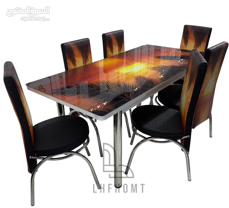 Extendable Dining table set with 6 chairs and 4 chairs