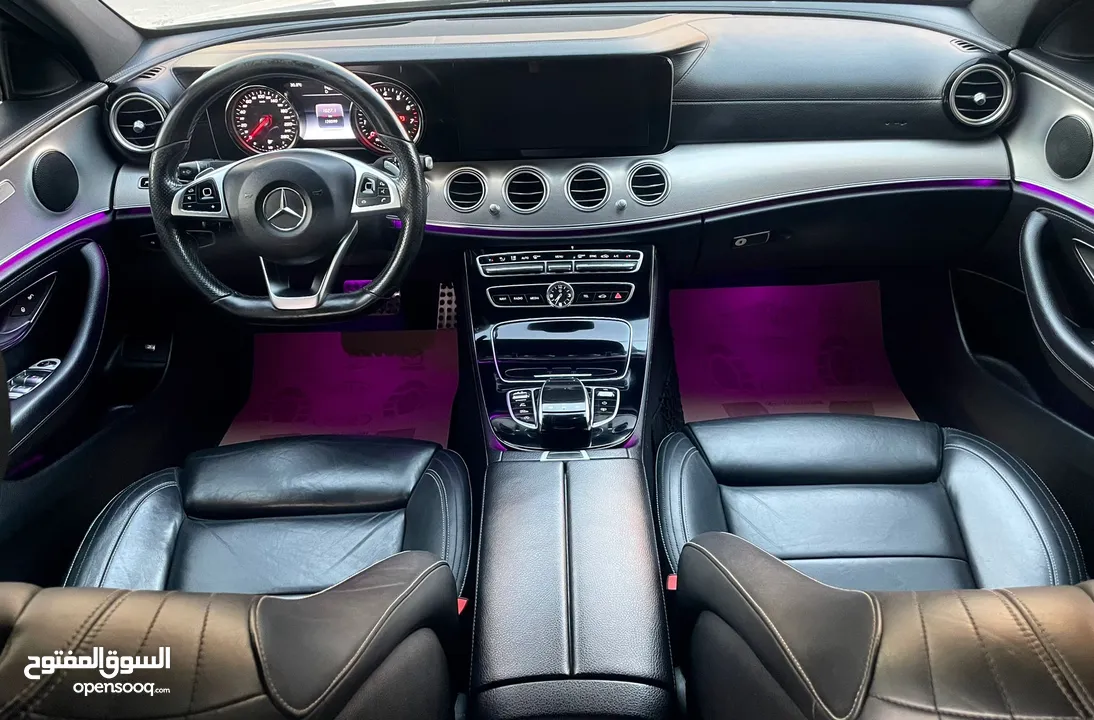 مرسيدس بنز E200 - AMG فل أوبشن مسكر - دهان الشركة المنتجة - سيارة بحالة الوكالة