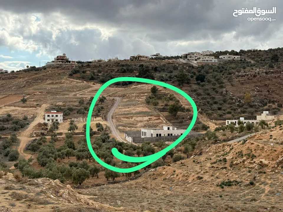 قطعة ارض في مدينة جرش (( البركتين )) مقابل مخبز الخبازون، على شارعين، للبيع من المالك مباشرة..