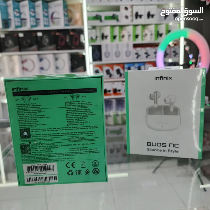 سمعات انفنكس الاصليه BUDS nc  افضل نوعيه مع كفاله
