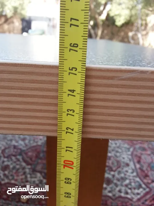 طاوله المانيه كبيره طول 205 سم الارجل خشب صلد بلوط