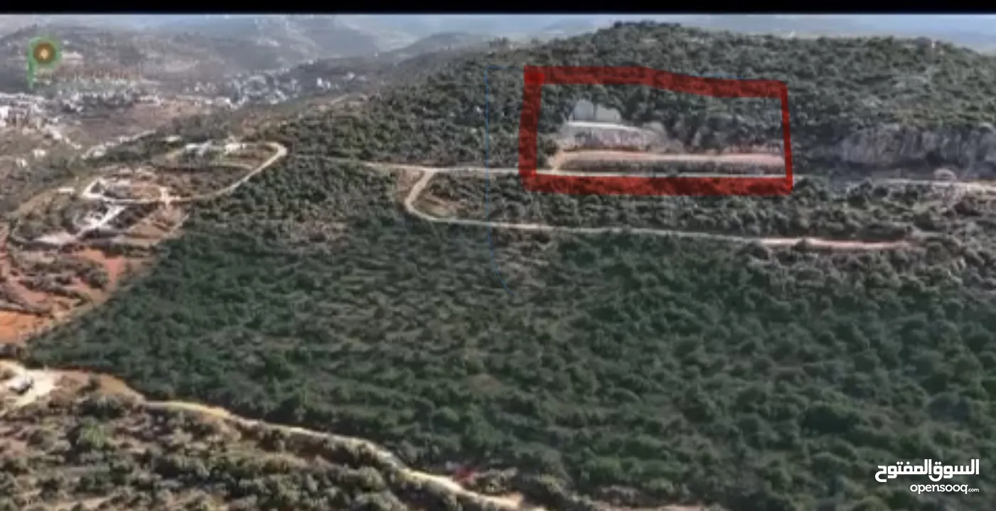 أرض مطلة كفر عين مجرفة جاهزة واصل شوارع وخدمات