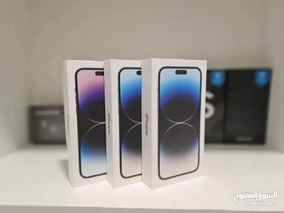 iPhone-14 Pro Max 128GB جديد مسكر مكفول لمدة عام