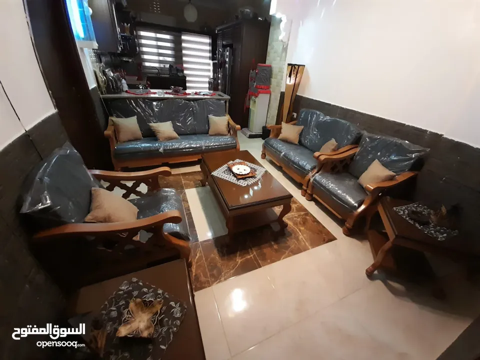 طقم موريس خشب زان 7 مقاعد