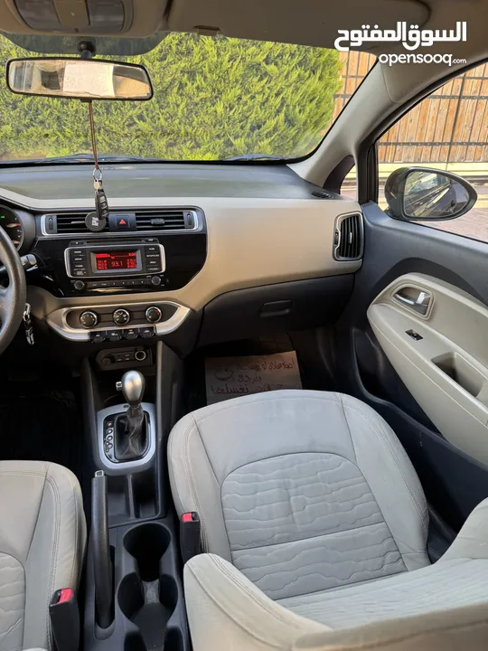 كيا ريو kia rio جيد 7 موديل 2016
