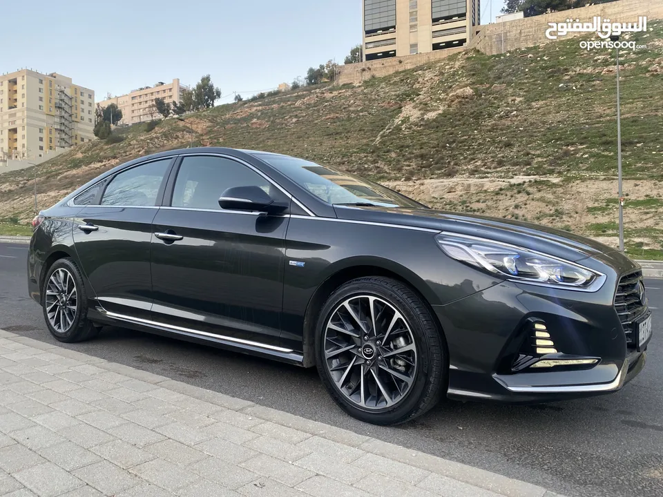 هيونداي سوناتا هايبرد 2019 وارد كوريا فحص كامل أوتوسكور 91% اوتوسكور  Hyundai Sonata hybrid 2019