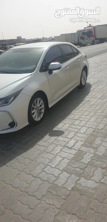 toyota corolla 2021 gcc neat clean driven 96000 km price 52000 aed