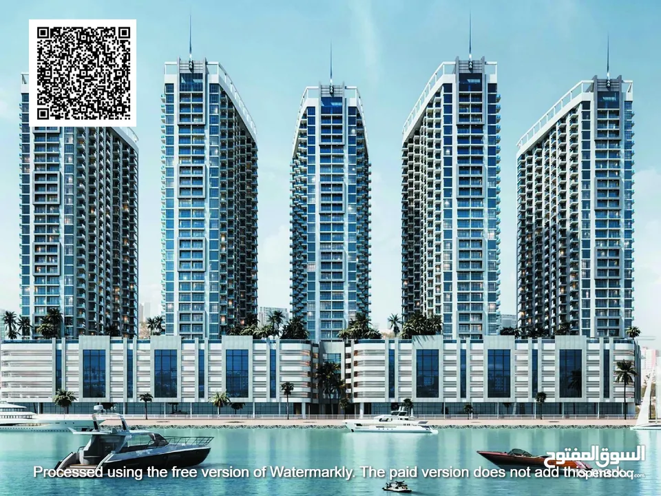 1 غرفة نوم فاخرة مقدم 10% عجمان وسط المدينة - كريك تاور