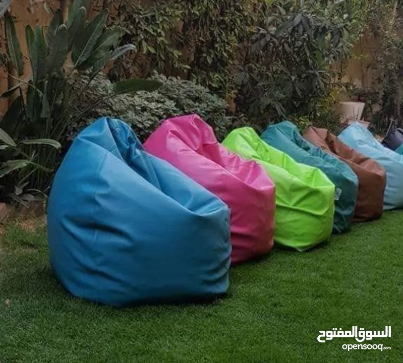 بفات بين باق bean bag قماش ووتر بروف يتحمل العوامل الخارجية. متوفر خدمة التوصيل لجميع المحافظات