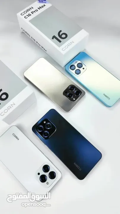 جهاز جديد بالكرتونه 64GB 5RAM  Corn C16 pro max كفاله الوكيل سنه كاملة