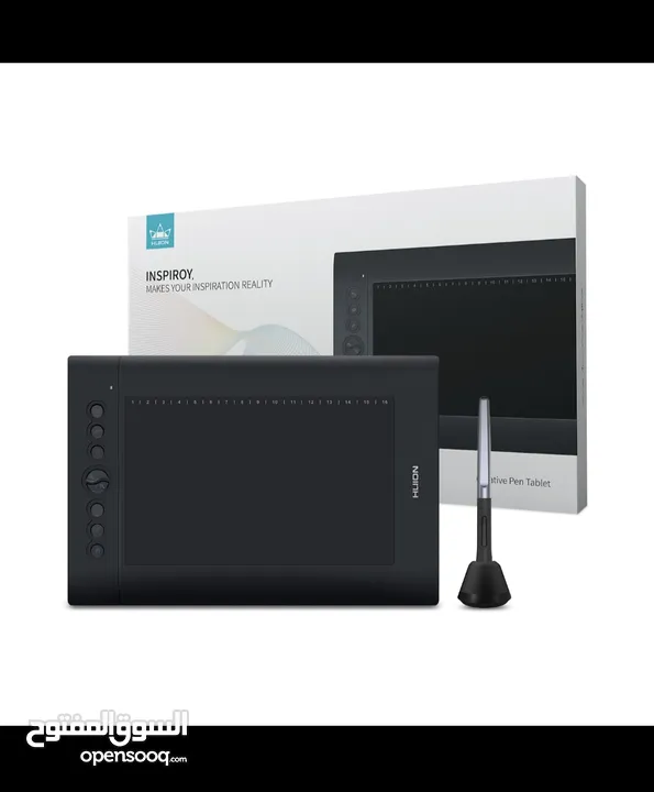 جهاز رسم رقمي Huion H610 Pro V2 مستعمل مرة واحدة فقط بحالة ممتازة