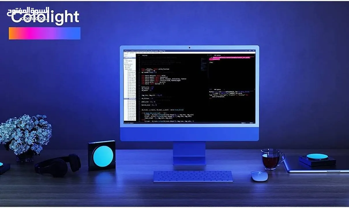 Lifesmart Cololight MIX KIT (3 قطع) ، مصابيح LED RGB ، يدعم نظام التشغيل iOS و Android ، اتصال WIFI