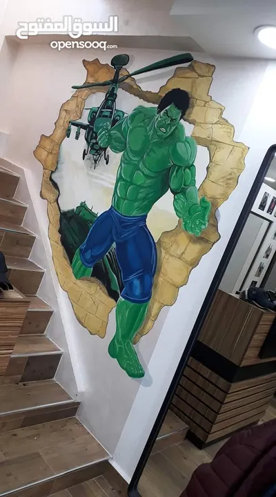الرسم واللوحات الفنية فنان تشكيلي