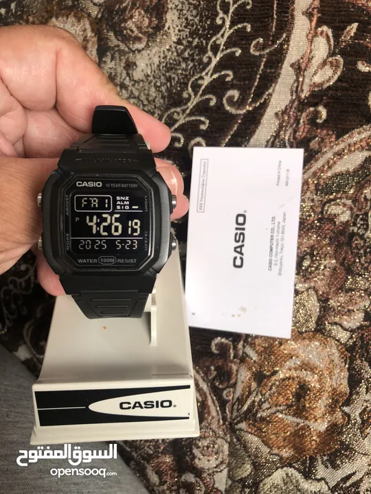 ساعة كاسيو جديده موديل w800H