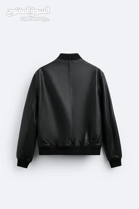 ZARA FAUX LEATHER BOMBER JACKET SIZE MEDIUM