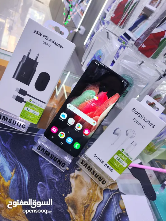 الترا عناا اشكال والوان S21 Altra Samsung بدون كرتونه جيجا 128 رام 16 معه بكج هدية متوفر توصيل