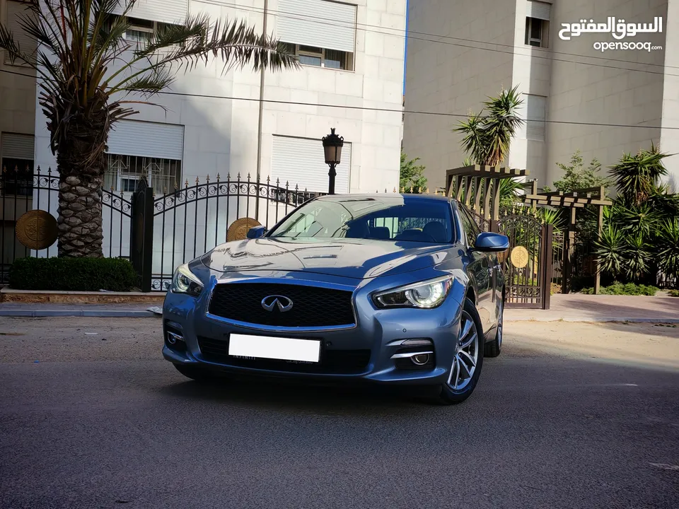 إنفنتي Q50 موديل 2017 ، وارد شركة محرك 2.0 تيربو 211 حصان جير أوتوماتيك 7