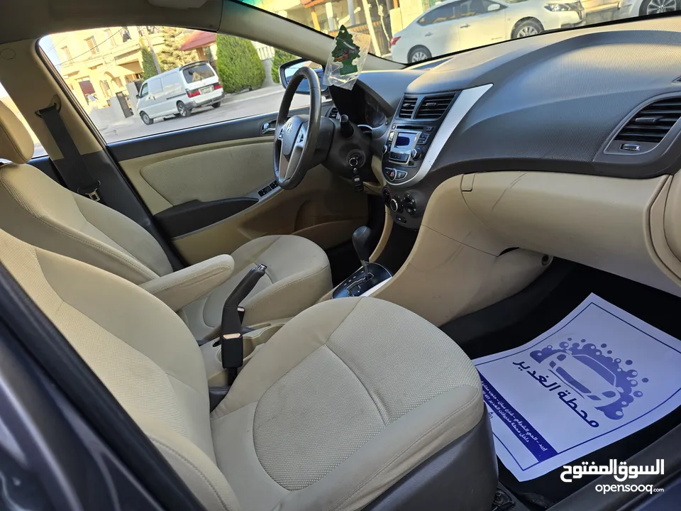 هونداي اكسنت 2014 فحص كامل 7 جيد عداد 112km محرك 1600cc مالك 1