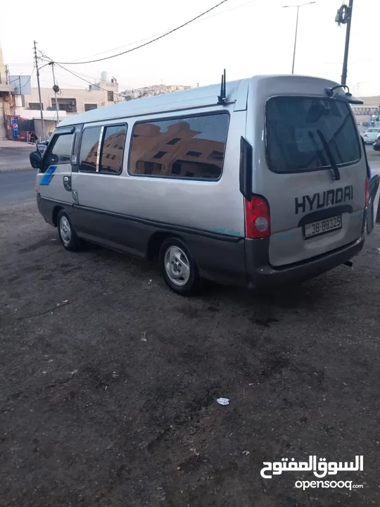 باص هونداي h100 للبيع موديل 99 مرخص لاخر 11