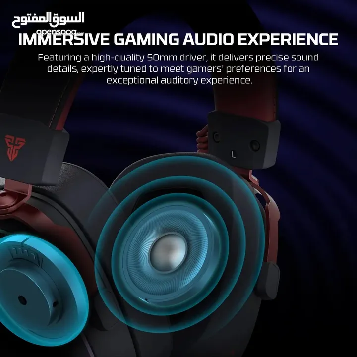 افضل سماعات وارليس للكل الاجهزة(بلايستيشن) FANTECH WHG02P HARMONY PRO WIRELESS GAMING HEADSET