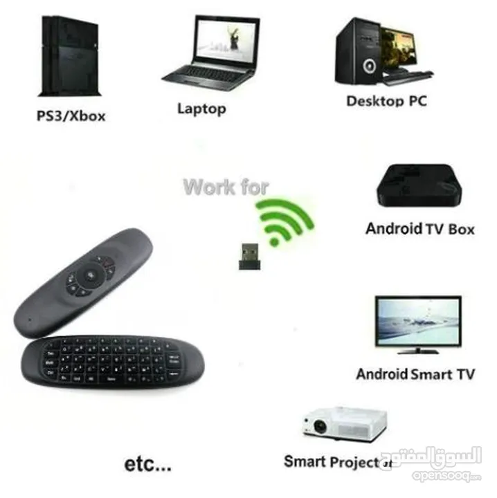 ماوس هوائي للشاشات الذكية Smart TV