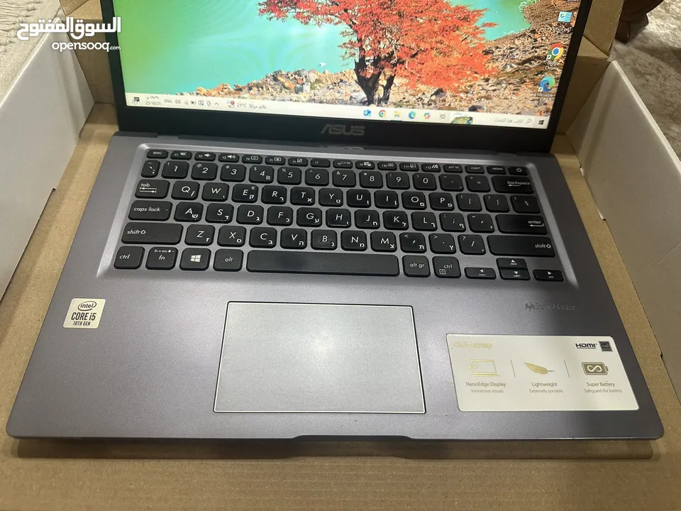 لابتوب asus جيل عاشر i5 شبه جديد بسعرر طحنن