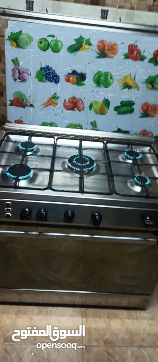 غاز ايطالي فل سيفتي 90 سم بحال الوكاله