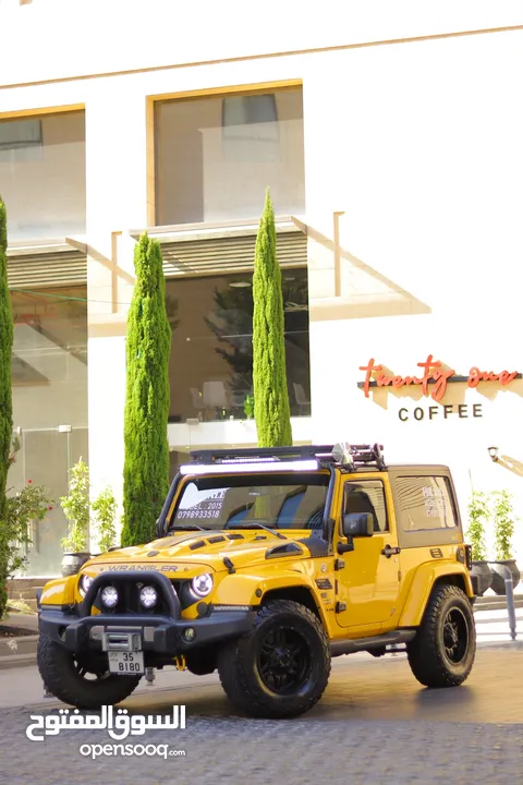 Jeep Wrangler 2015 sport كرت ابيض