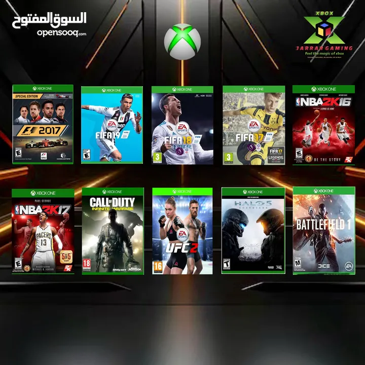 فقط 5 jd  أي قرص العاب اكس بوكس سيريس & ون  Xbox series & one Game CD’s only 5 jd