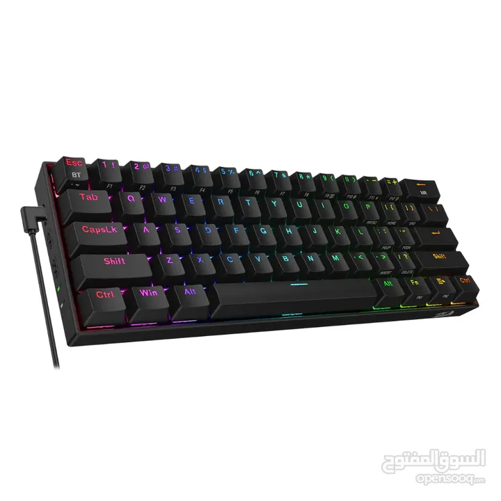 Redragon K530 Pro Draconic 60% Bluetooth/2.4Ghz/Wired - Brown Switch