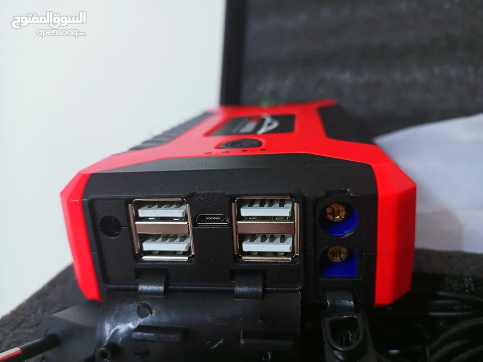 باوربانك طوارئ 12 فولت لتشغيل المركبات المتعددة وشحن الموبايل 12v emergency car jump starter